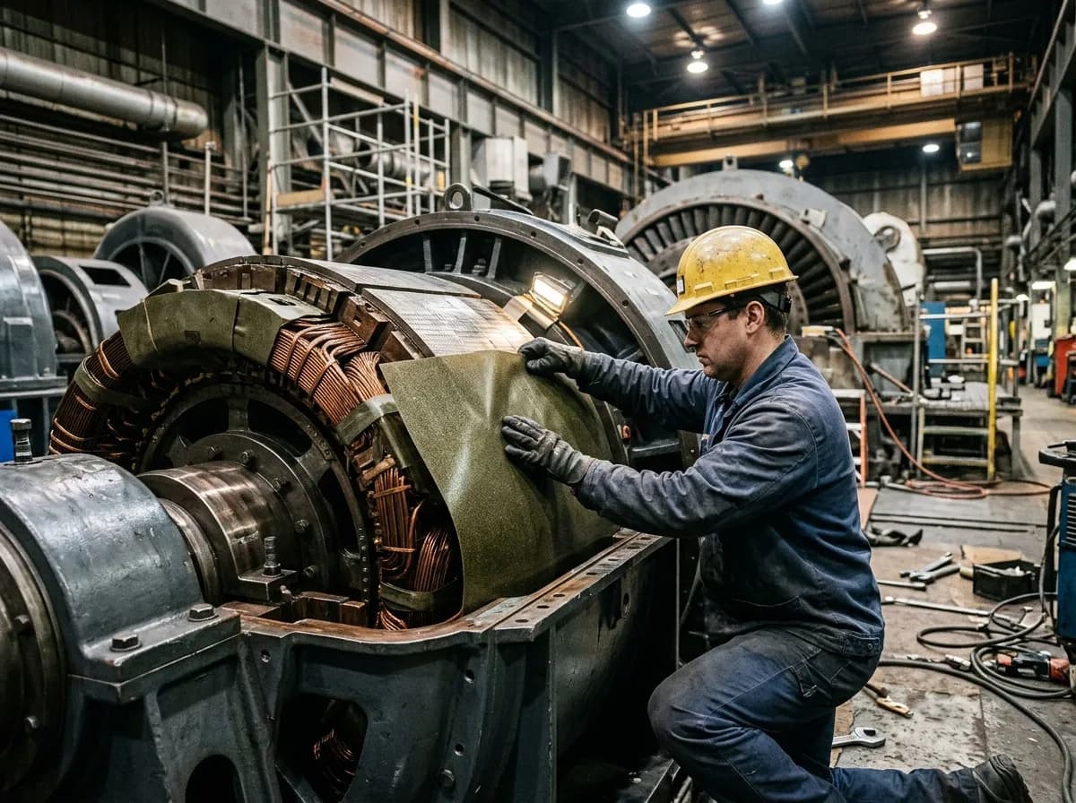 Применение гибкого миканита при обмотке электродвигателя